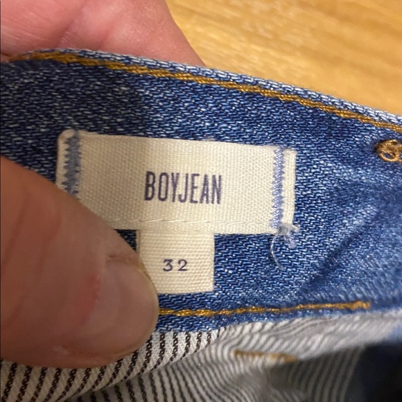 Bundle of Madewell size 32/14 boyfriend jeans w C&I floral blouse; size L - Picture 7 of 10